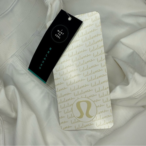 *NWT* Lululemon White Athletic Pants - Picture 5 of 7